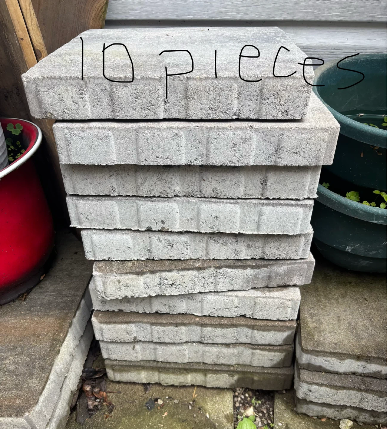 Interlocking Paving Stones - 10 Pieces