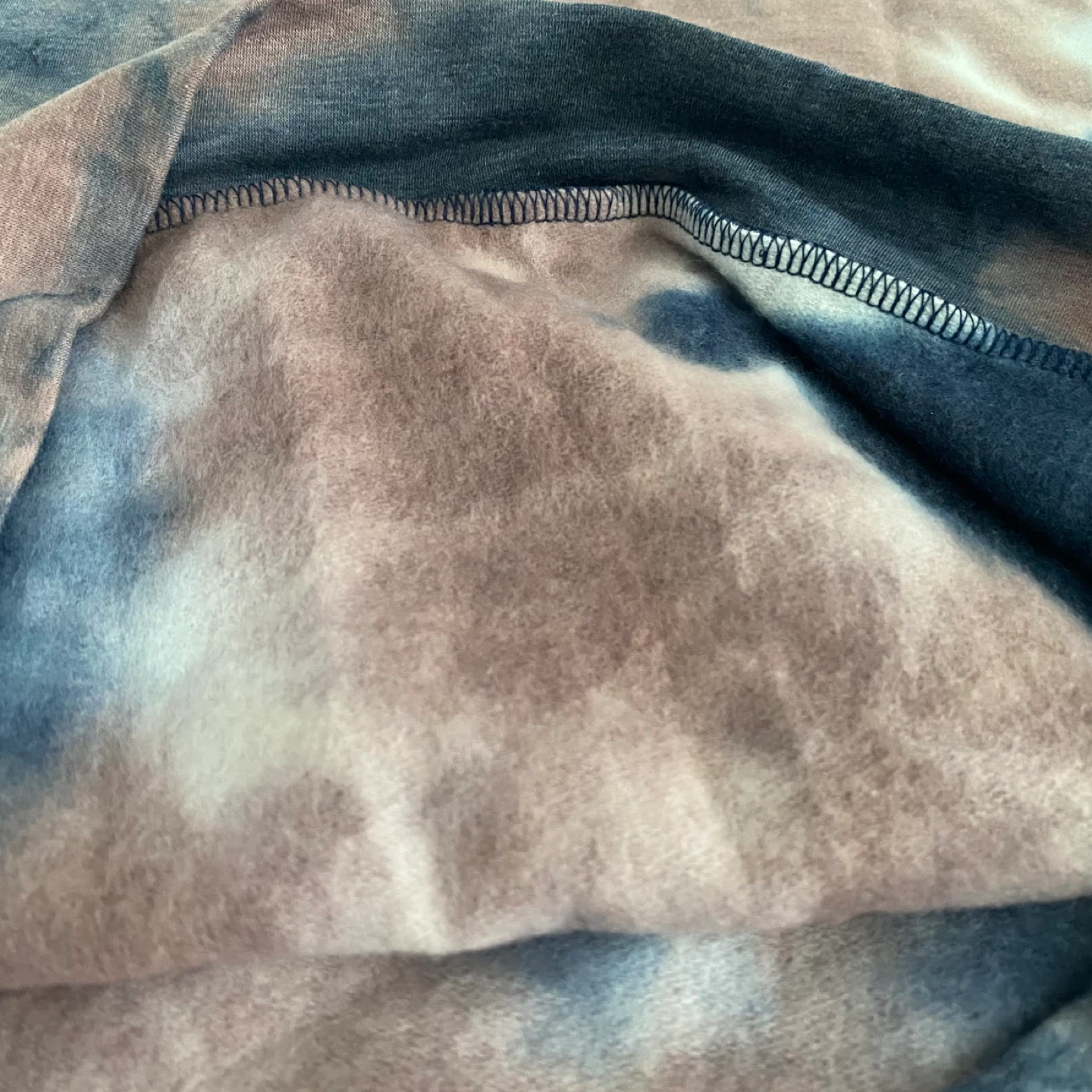 2X 3X New Tie-Dye Pullover Soft Sweatshirt in Navy & Mauve ⚽️ - photo 4