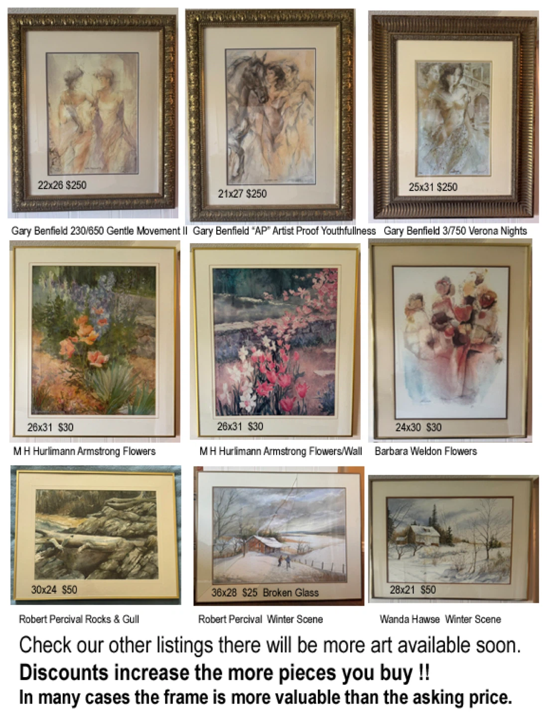 Paintings Prints Wall Art + Dali Tarkay Cormier ++ - photo 2