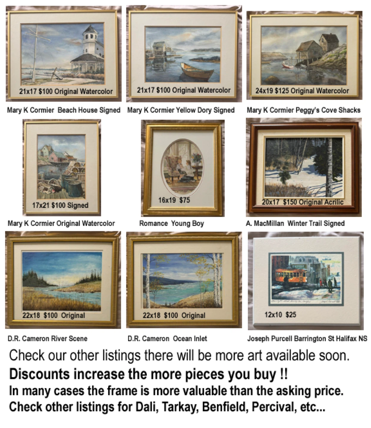 Paintings Prints Wall Art + Dali Tarkay Cormier ++