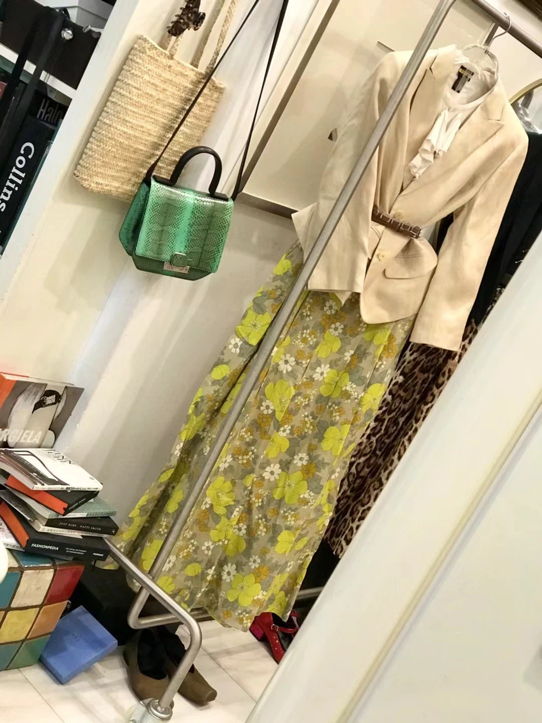 Brooks Brothers Blazer & Veronica Beard Floral Pants