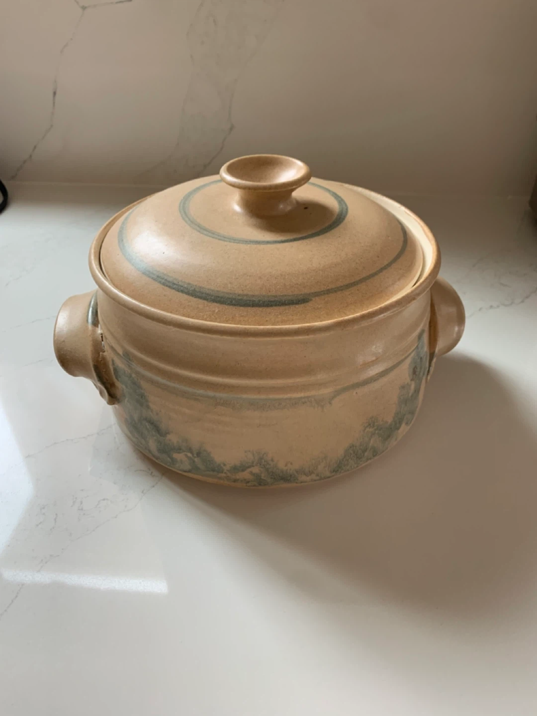 Handmade Ceramic Casserole Dish with Lid - photo 2