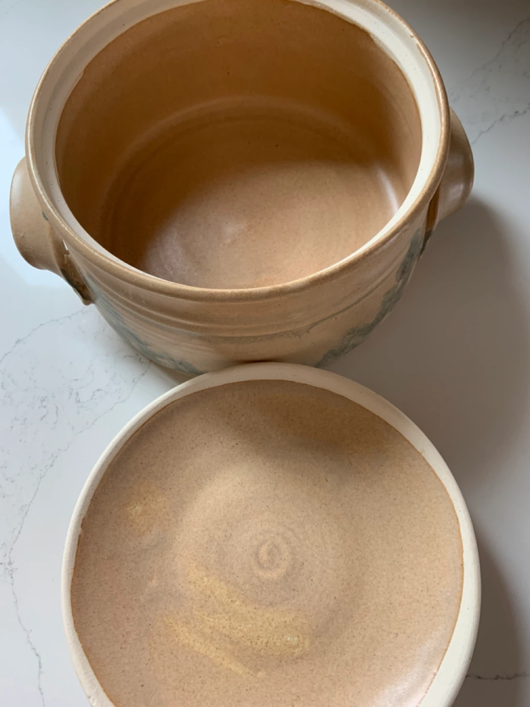 Handmade Ceramic Casserole Dish with Lid - photo 3