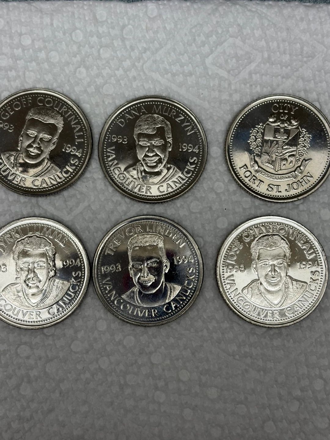 Vancouver Canucks Limited Edition Coin Collection 1993-1994