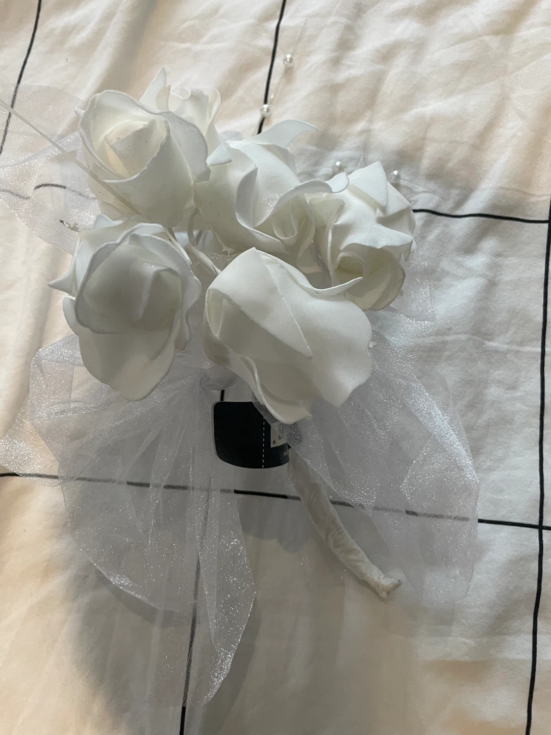 White Rose Wedding Bouquet ⚽️