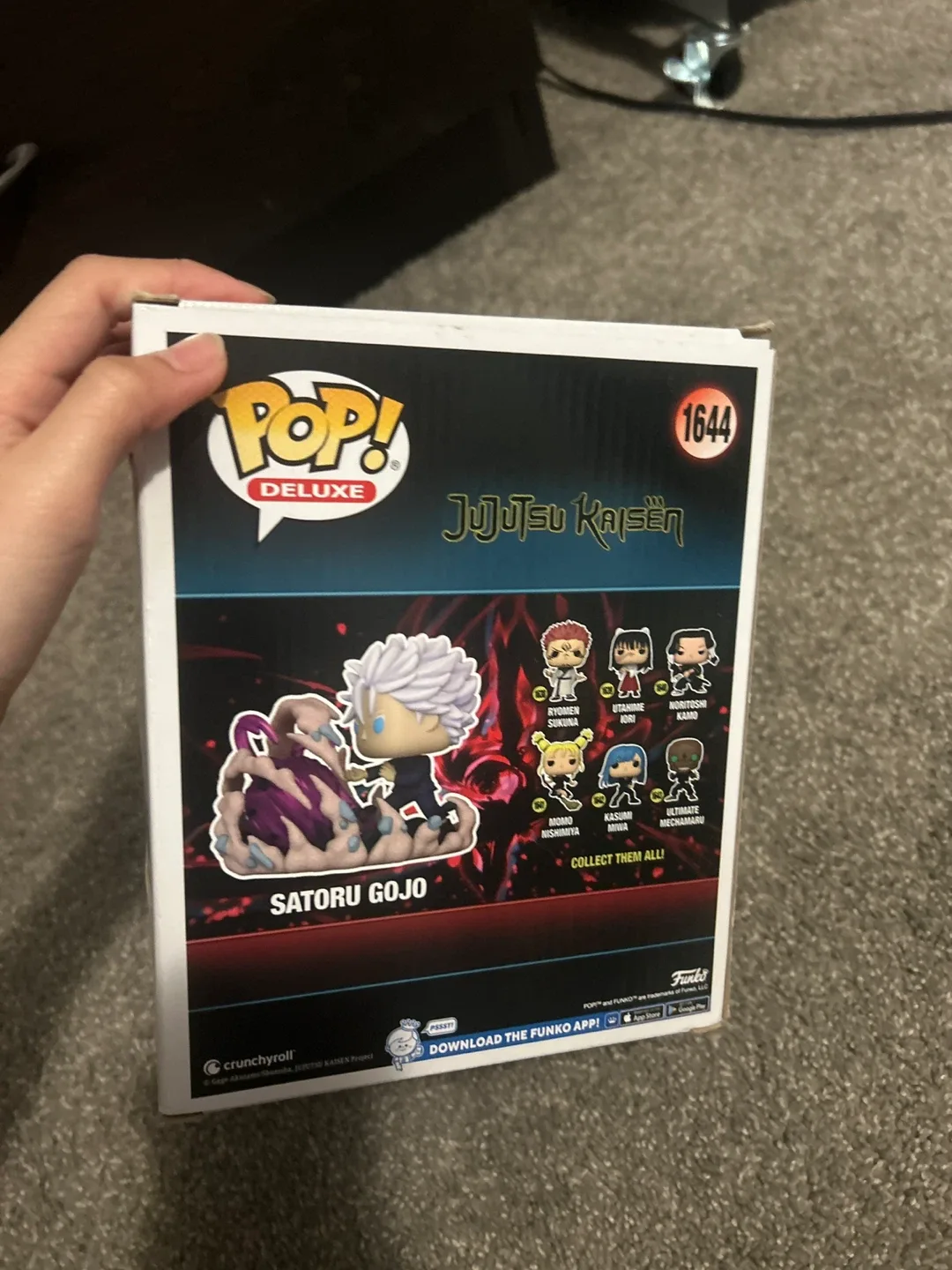 Funko Pop! Deluxe Satoru Gojo 1644 Jujutsu Kaisen Vinyl Figure - photo 4