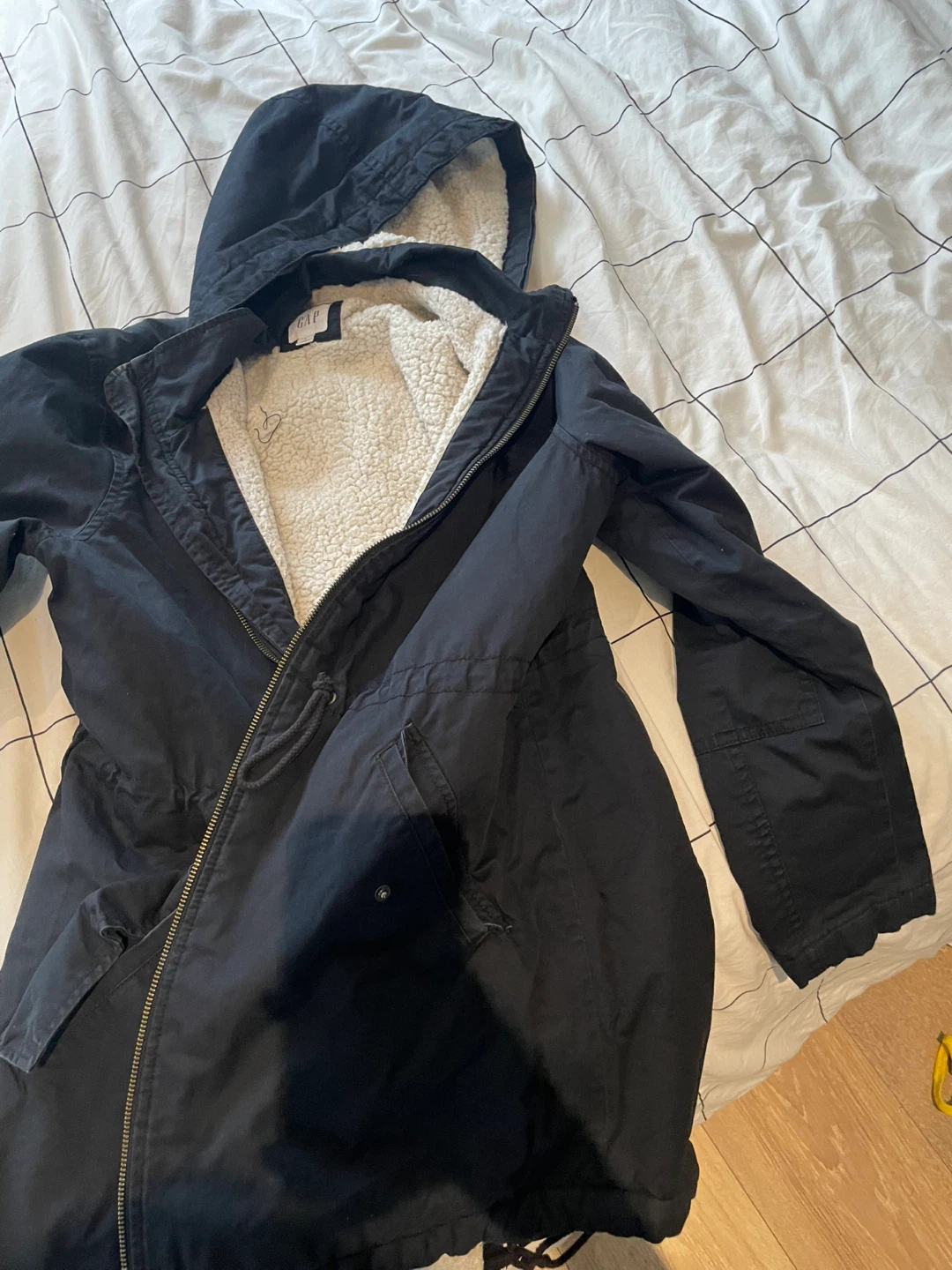 GAP Black Lined Parka Jacket ⚽️