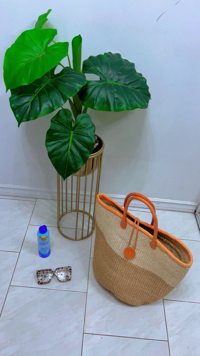 Stylish durable African shopping basket!