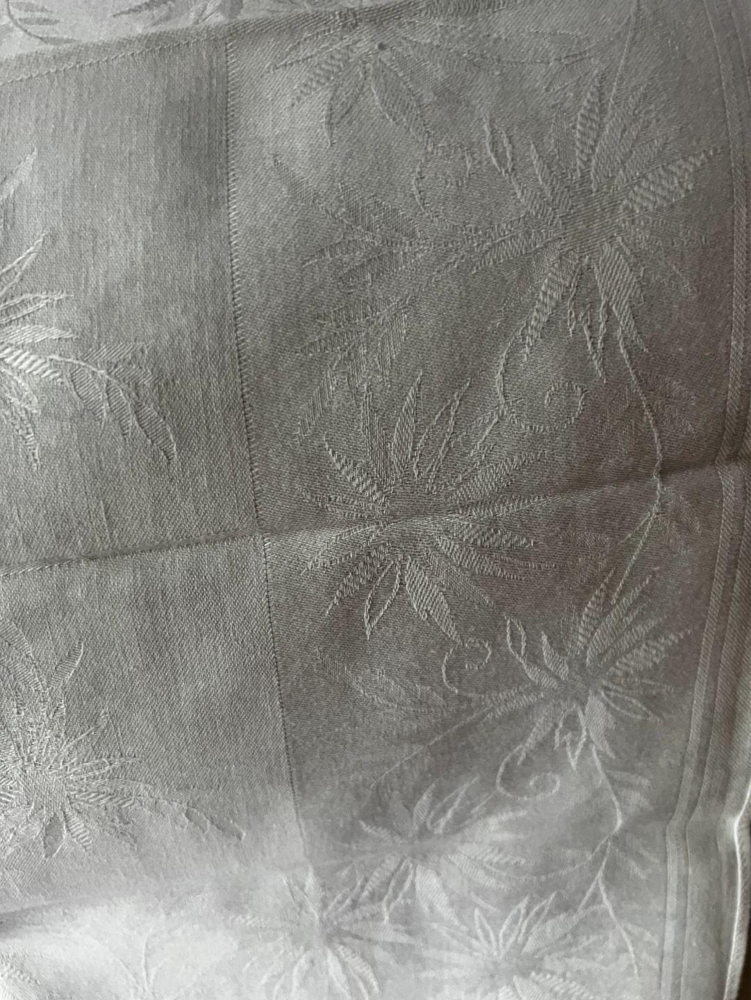 Set of 5 White Jacquard Napkins - photo 3