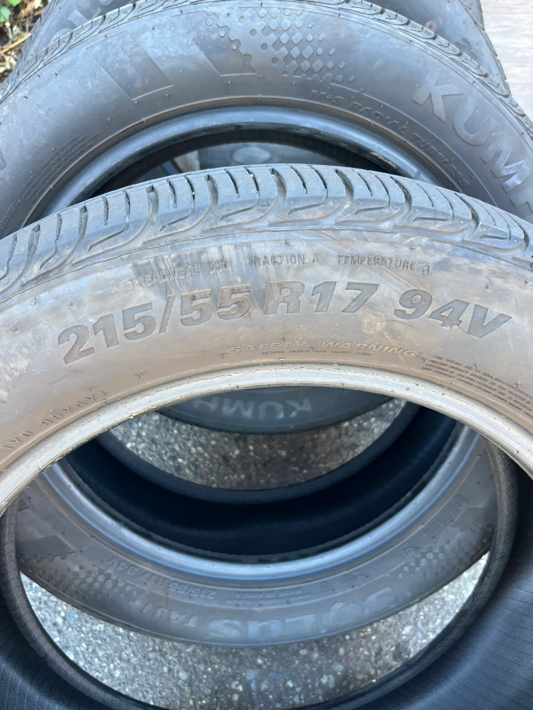 Kumho Solus 215/55R17 Tires (Set of 4) - photo 2