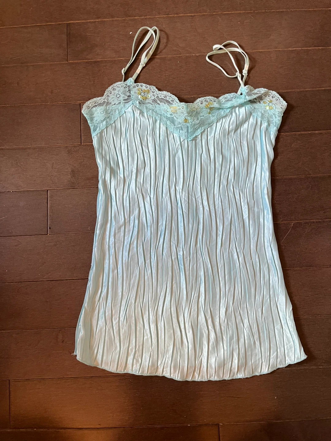 Turquoise Y2K sequin top
