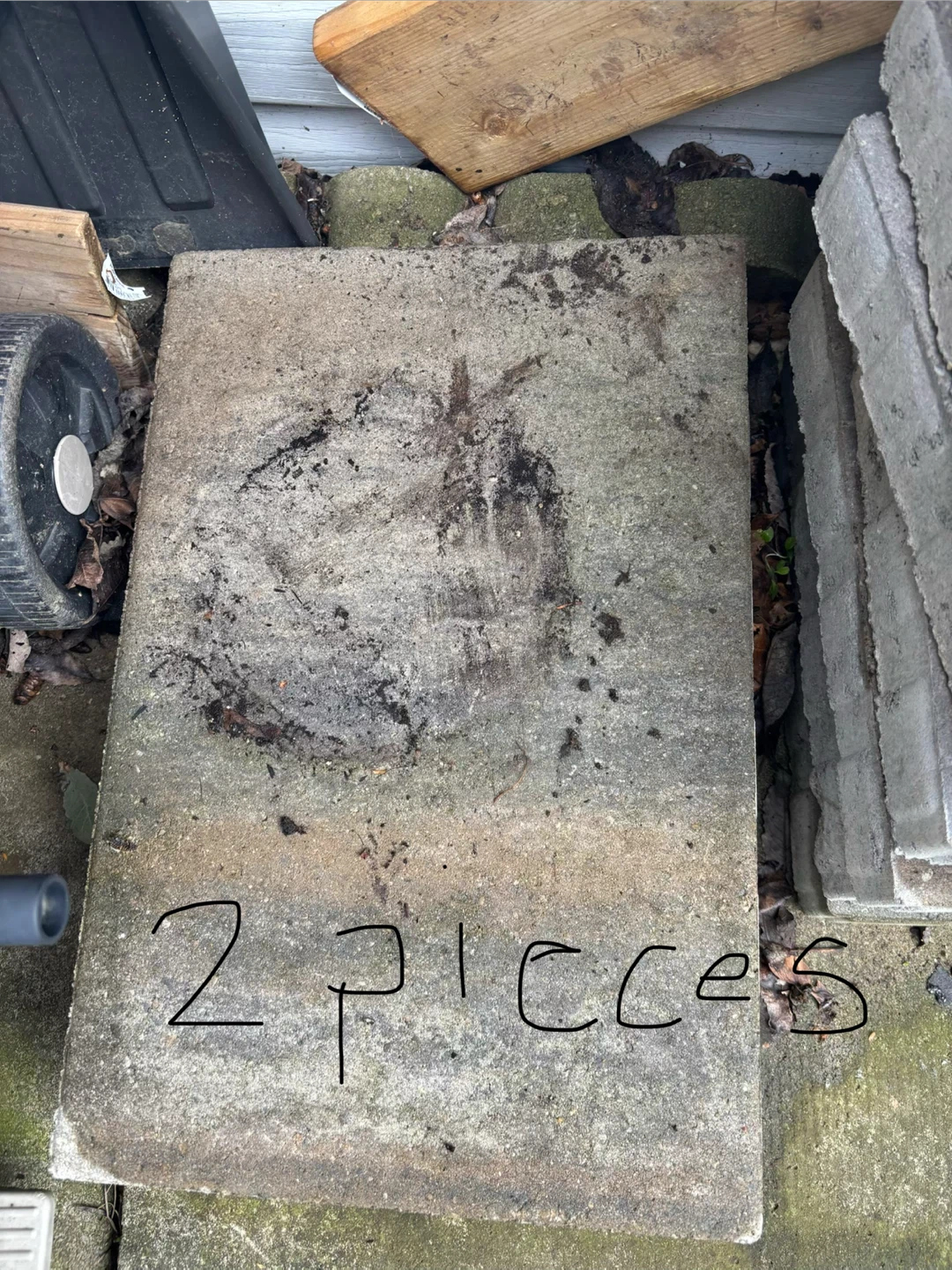 Concrete Paving Slabs - 2 Pieces