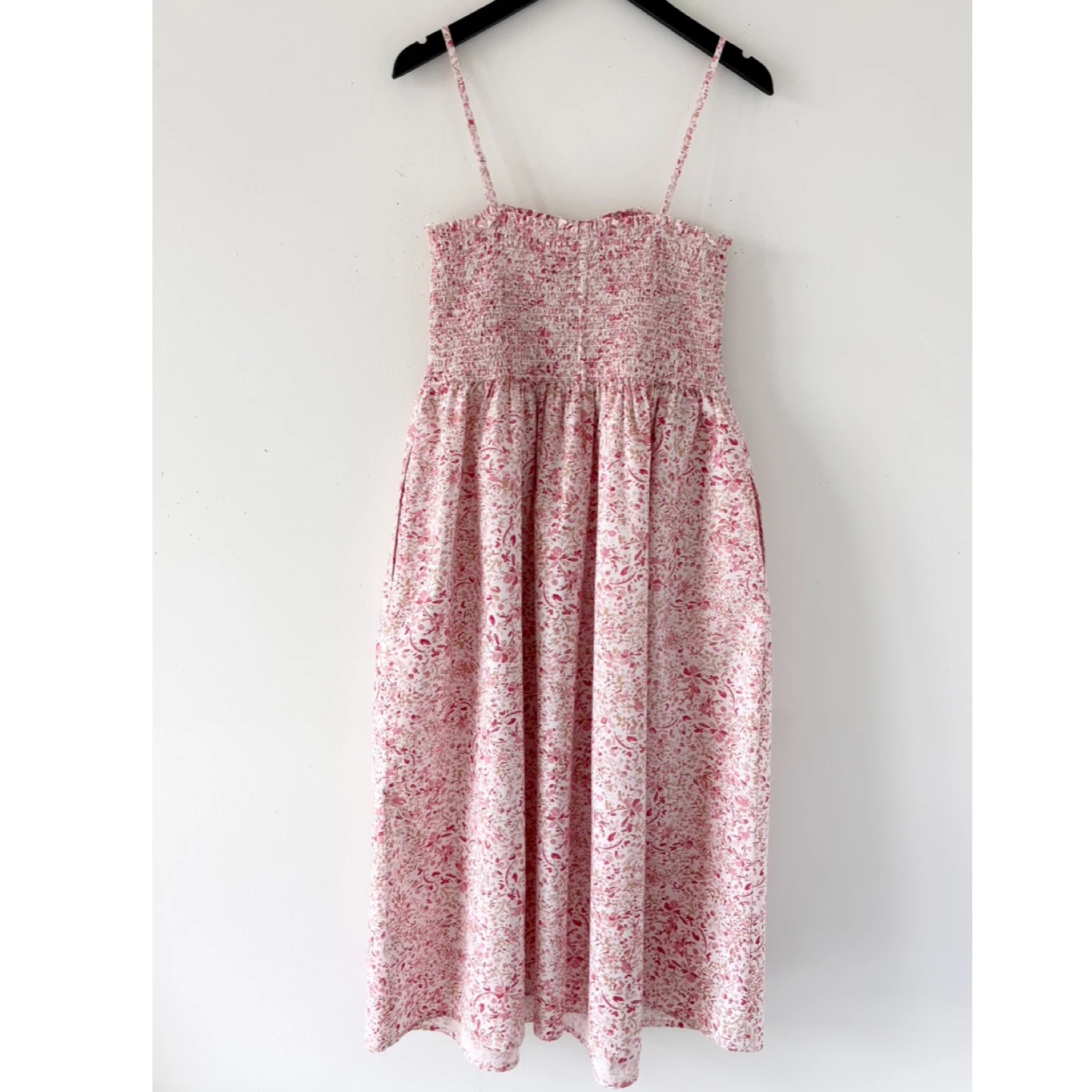 DD77 100% Cotton Floral Smock-Topped Dress - photo 2