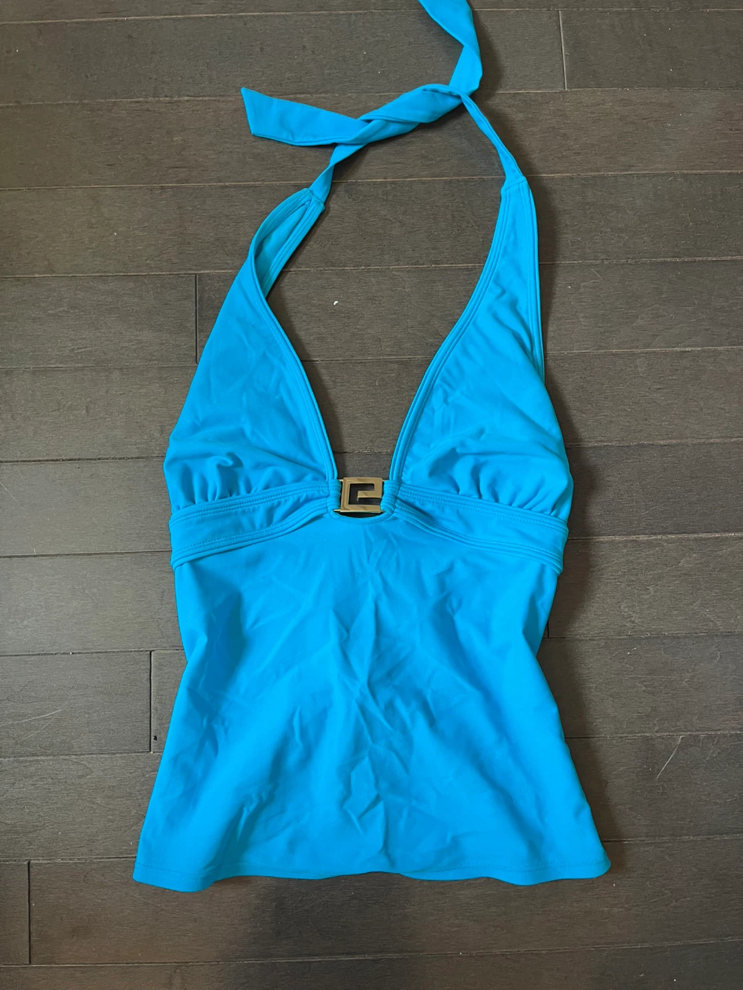 Y2K blue going out top