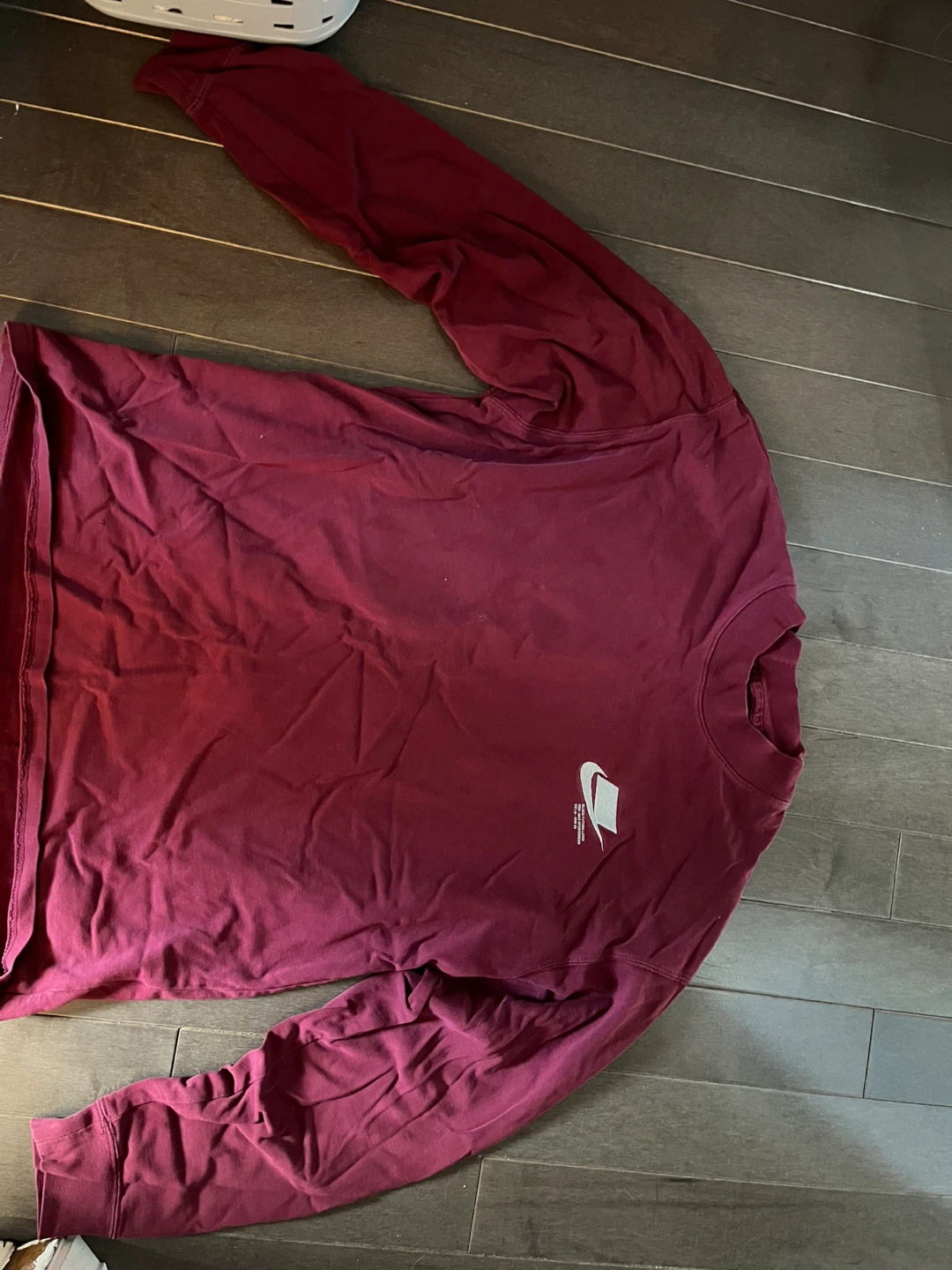 Burgundy Nike long sleeve