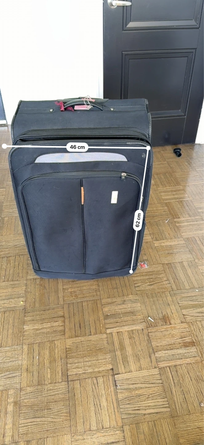 Eminent Black Softside Spinner Luggage