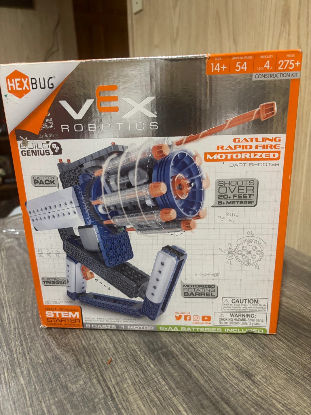 Hexbug VEX Robotics Gatling Rapid Fire Motorized Dart Shooter