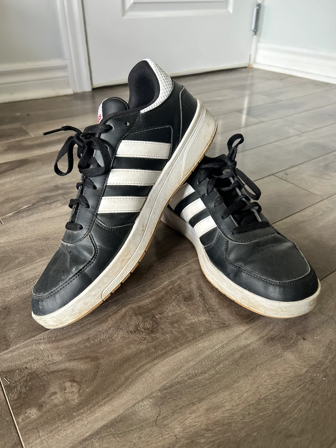 Adidas Men's Black & White Sneakers - photo 2