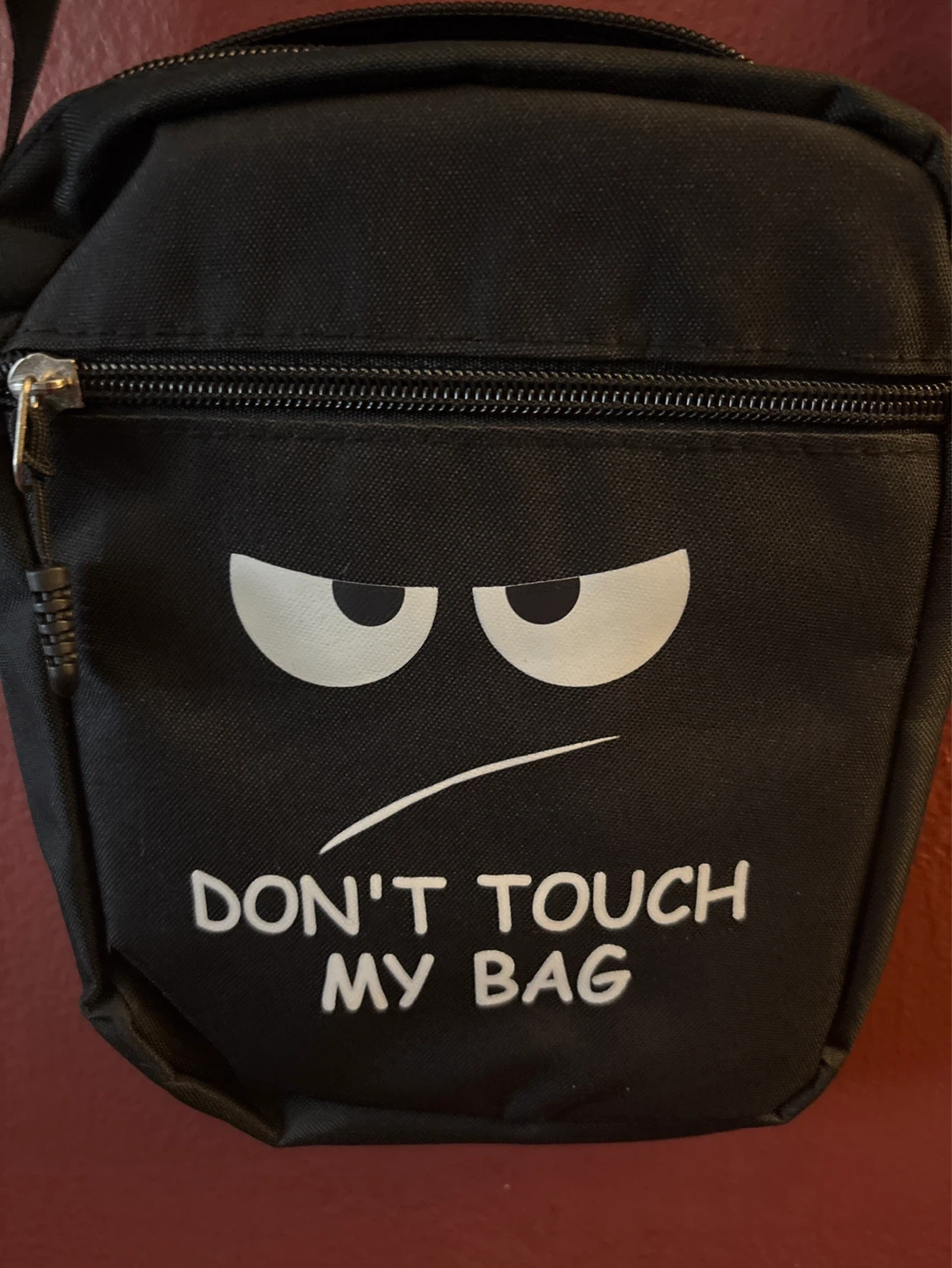 ⚽️ Black "Don't Touch My Bag" Crossbody Bag