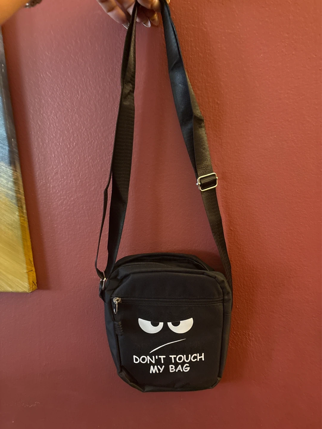 ⚽️ Black "Don't Touch My Bag" Crossbody Bag - photo 2