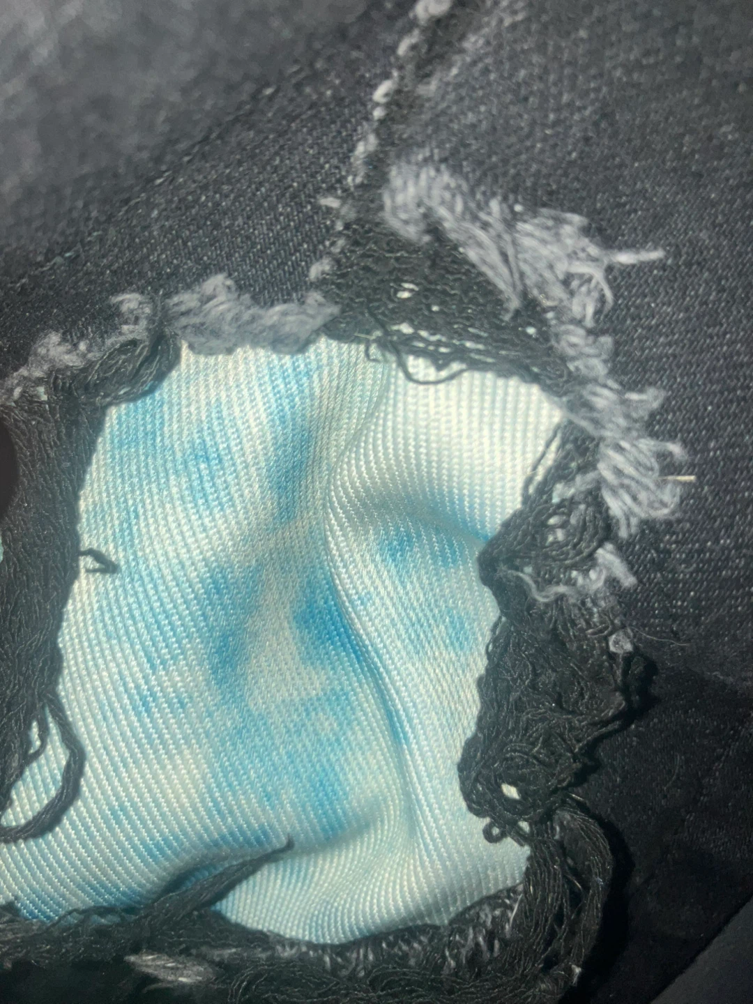 AMIRI Black Jeans with Tie-Dye Detail - photo 4