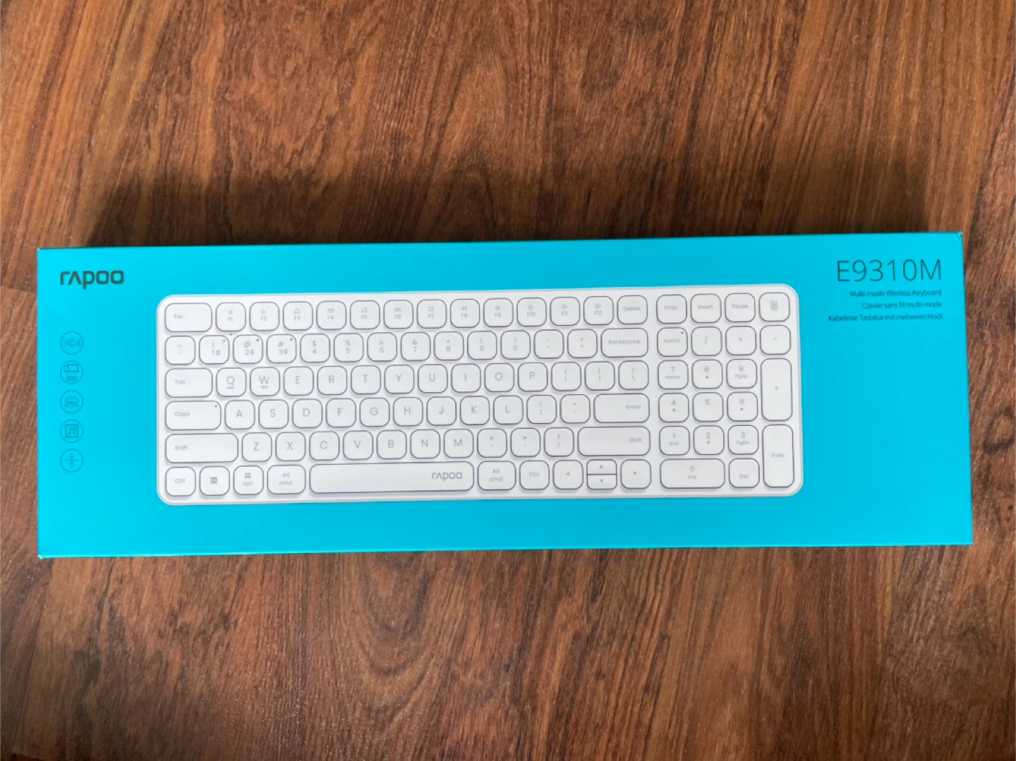 ⚽️ NIB Rapoo E9310M Multi-mode Wireless Ultra-slim Keyboard - photo 3