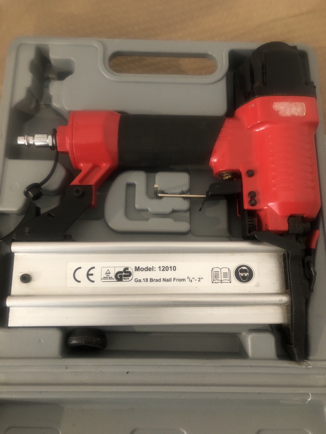 ⚽ Brad Nailer with Case Model 12010