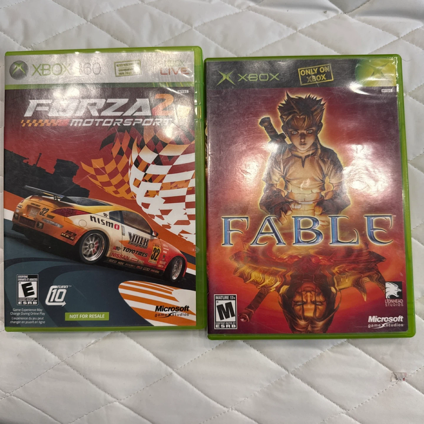 Xbox & Xbox 360 Games - Fable & Forza Motorsport 2