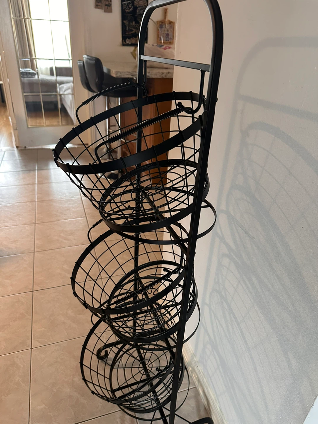 3-Tier Wire Basket Stand - photo 4