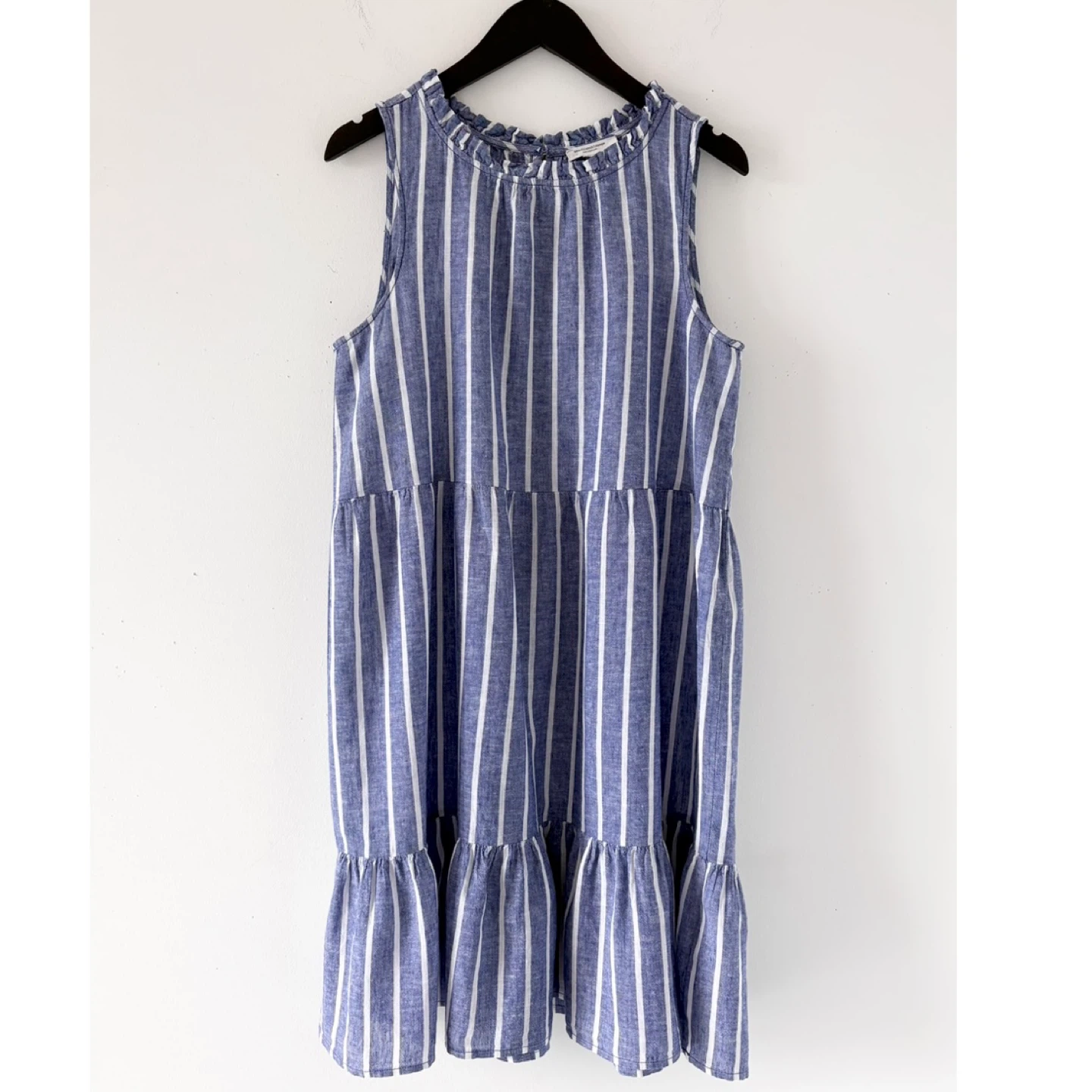 beachlunchlounge Saison Sleeveless Linen & Cotton Dress