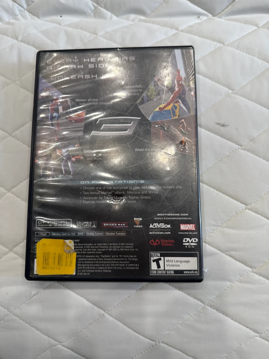 Spider-Man 3 PlayStation 2 Game - photo 3