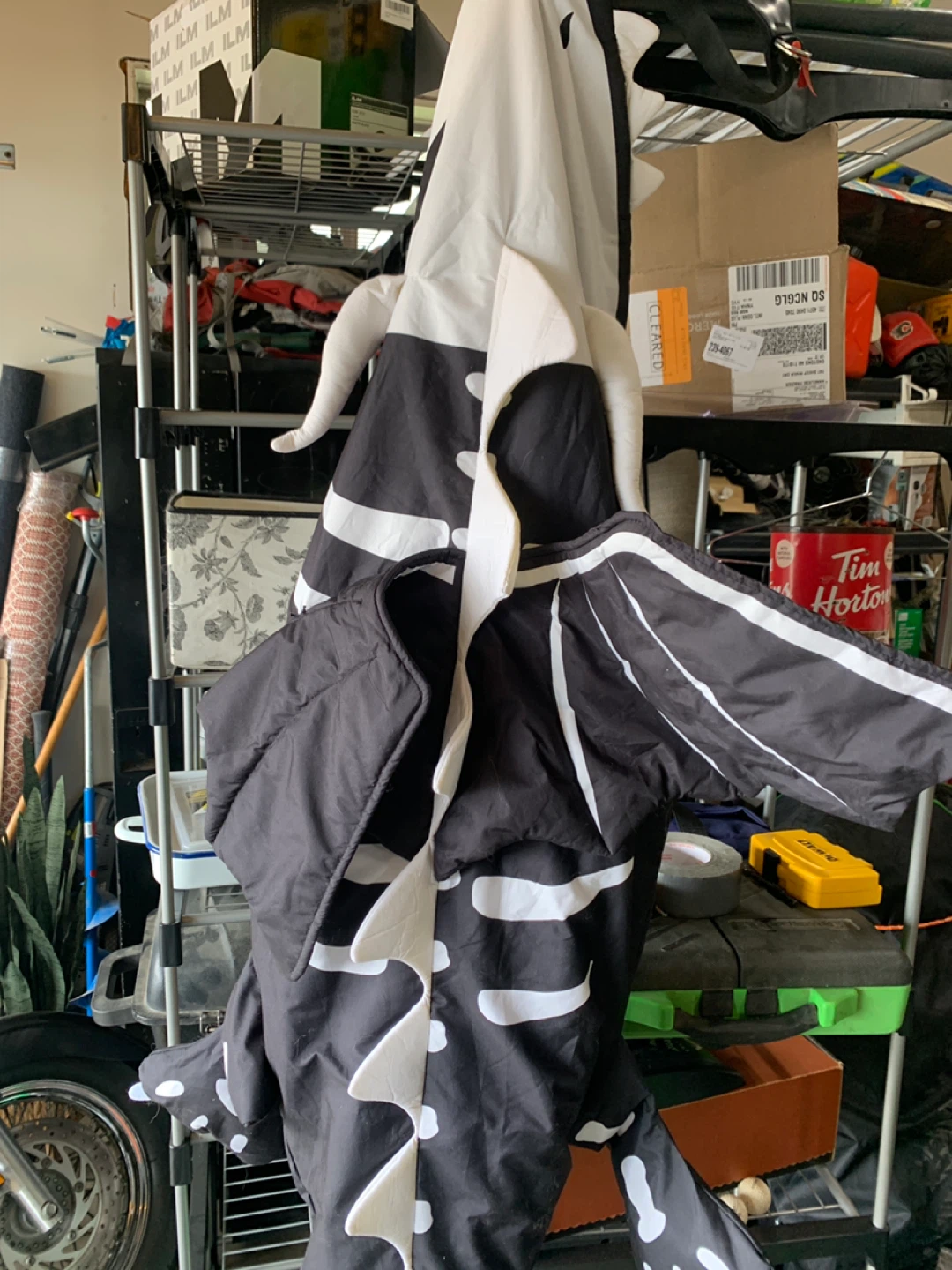 Skeleton Costume sleeping bag