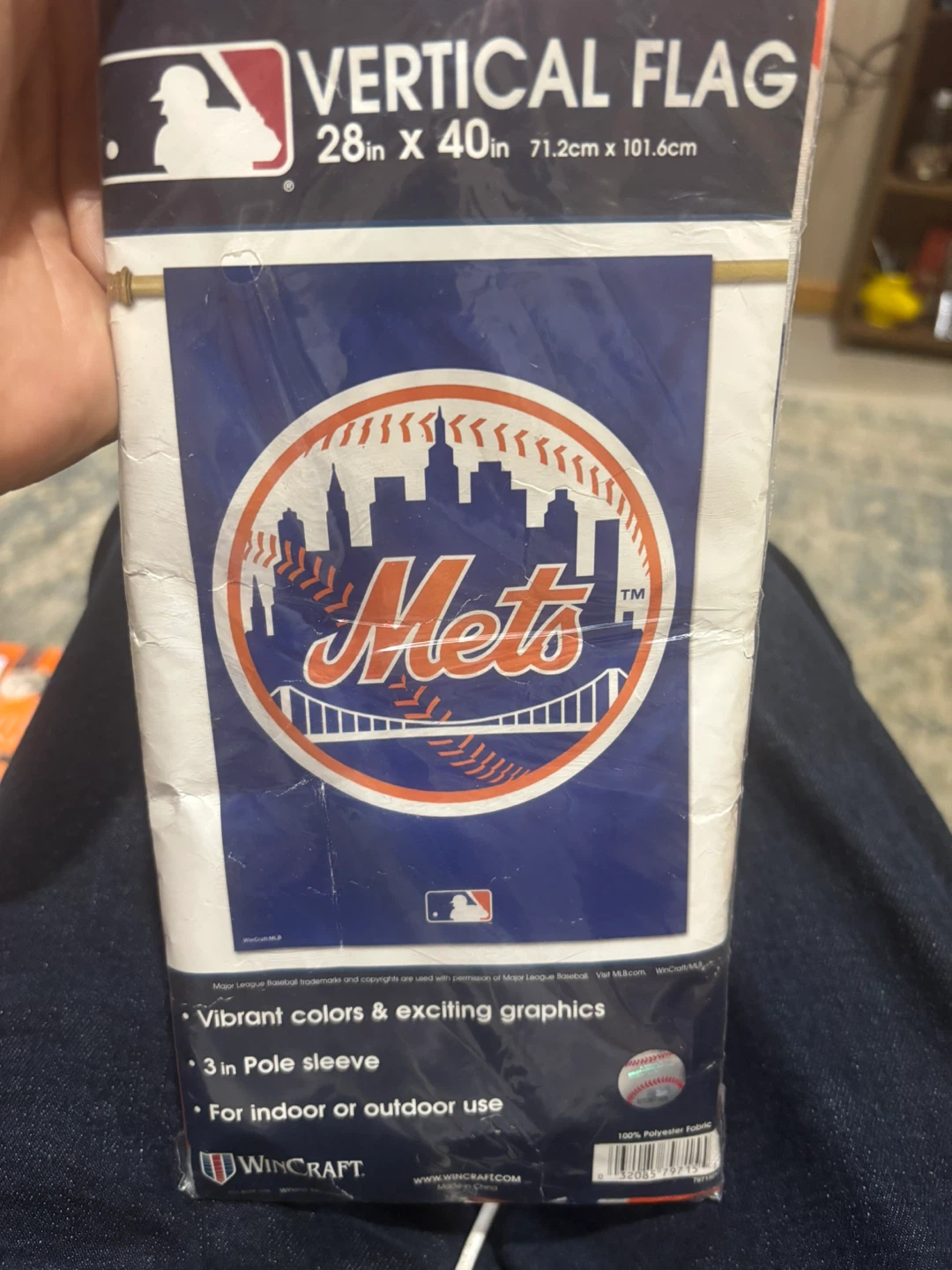 WinCraft New York Mets Vertical Flag 28in x 40in