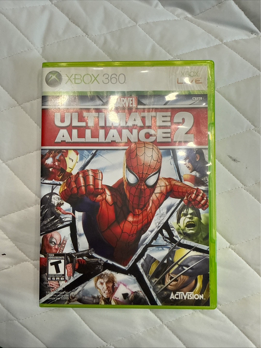 XBOX 360 Marvel Ultimate Alliance 2 Video Game