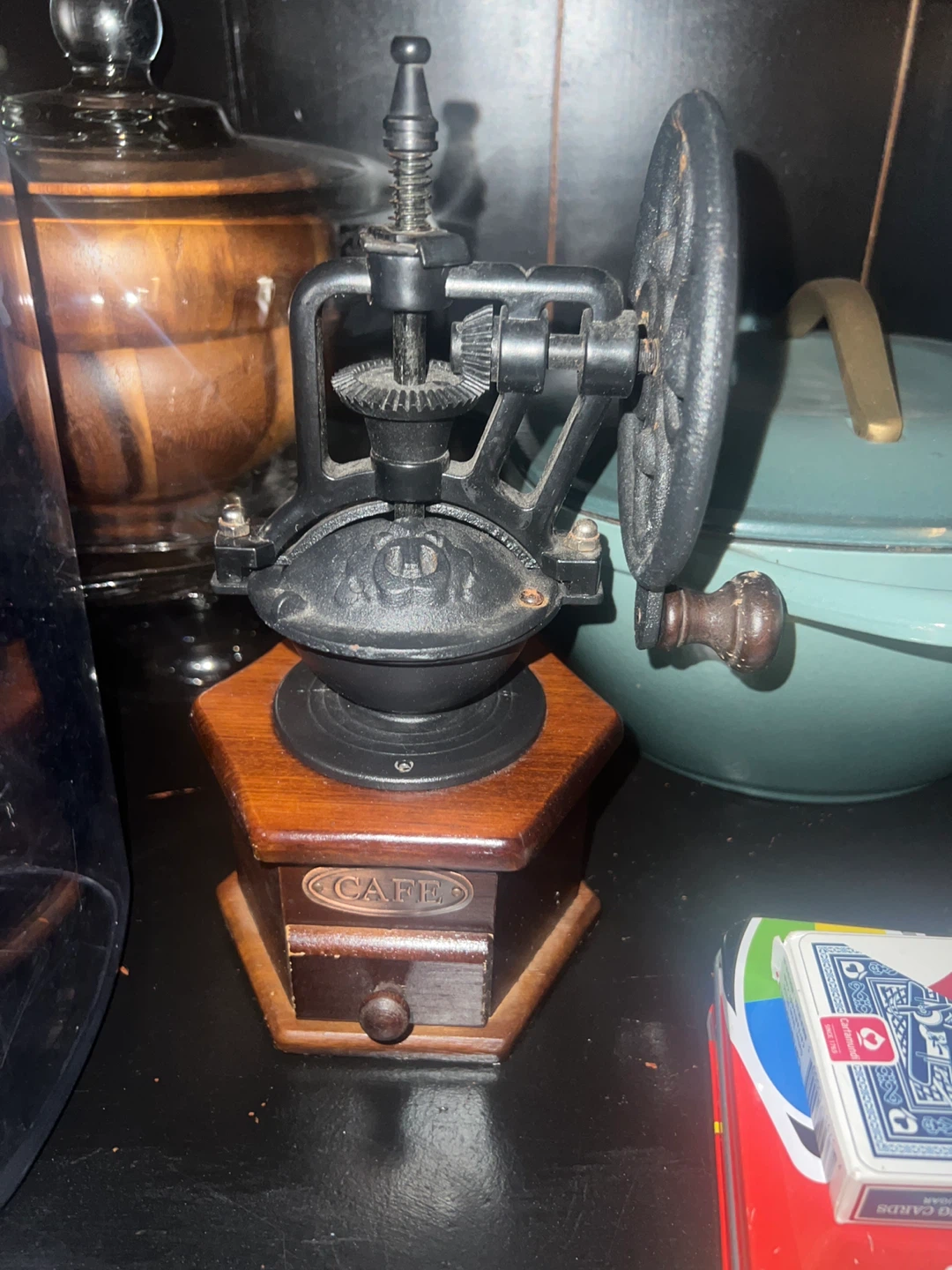 Vintage Manual Coffee Grinder decoration ⚽