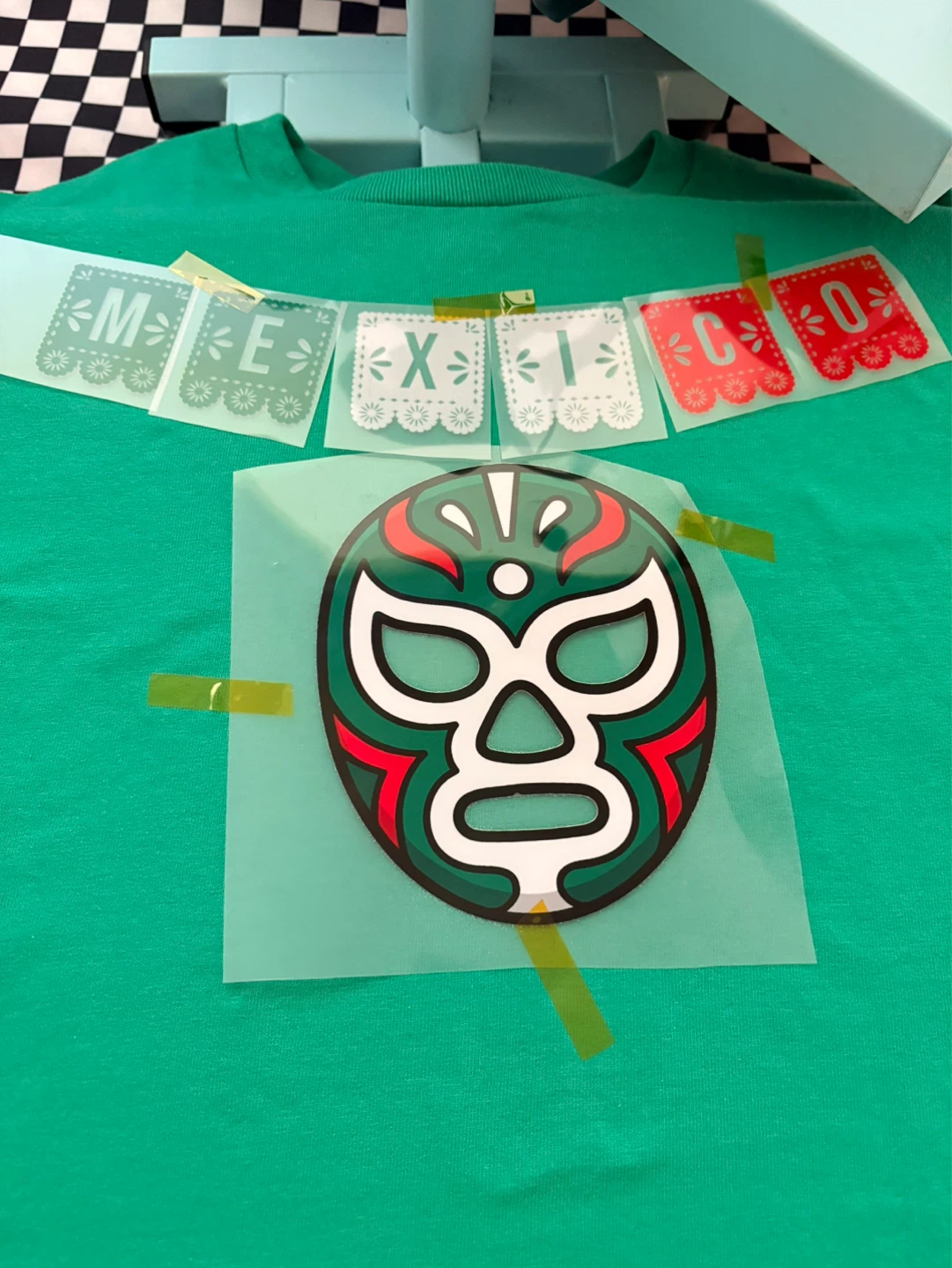 Mexican T-Shirt with lucha libre mask personalized - photo 5