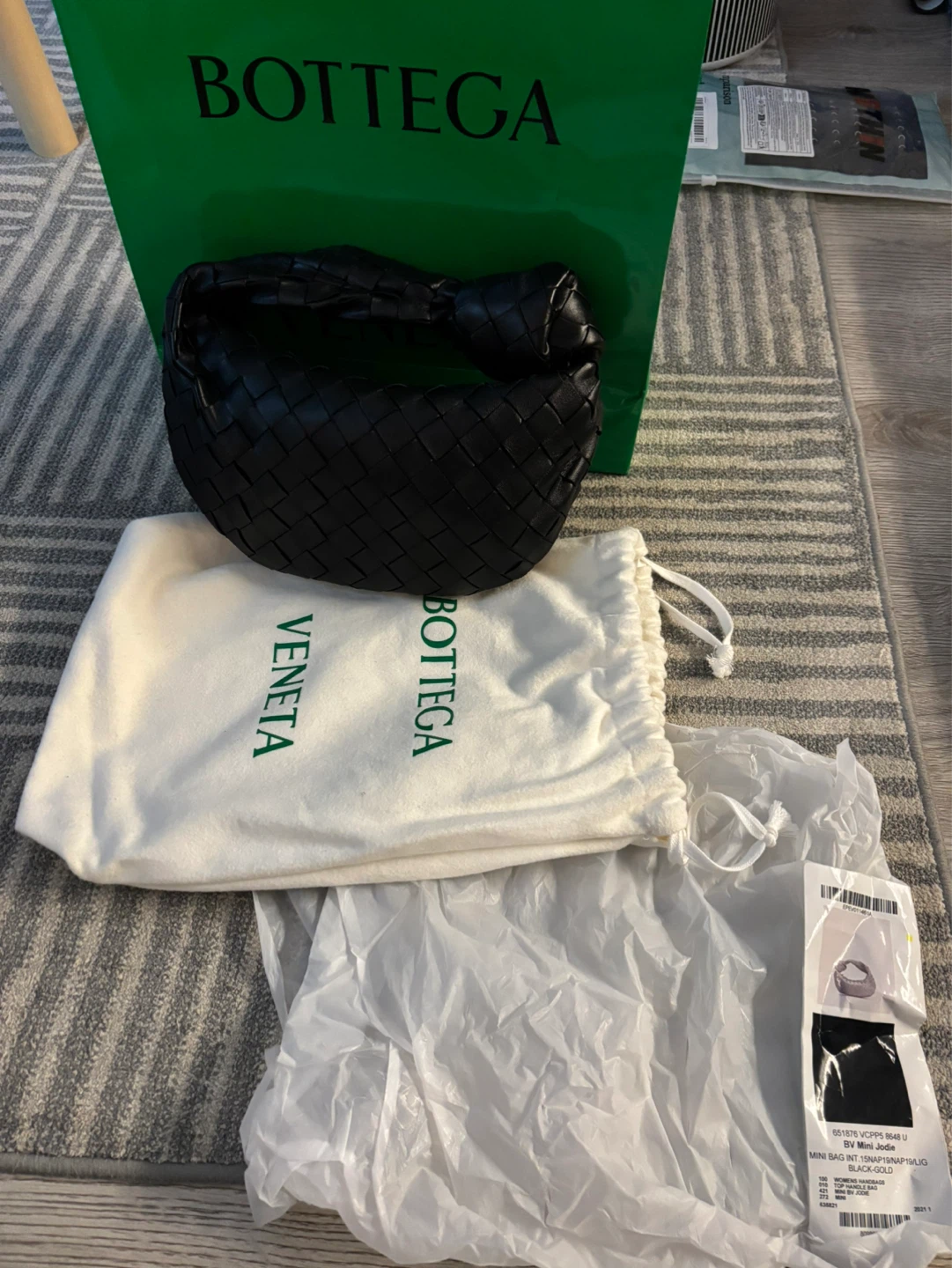 Bottega Veneta BV Mini Jodie Black