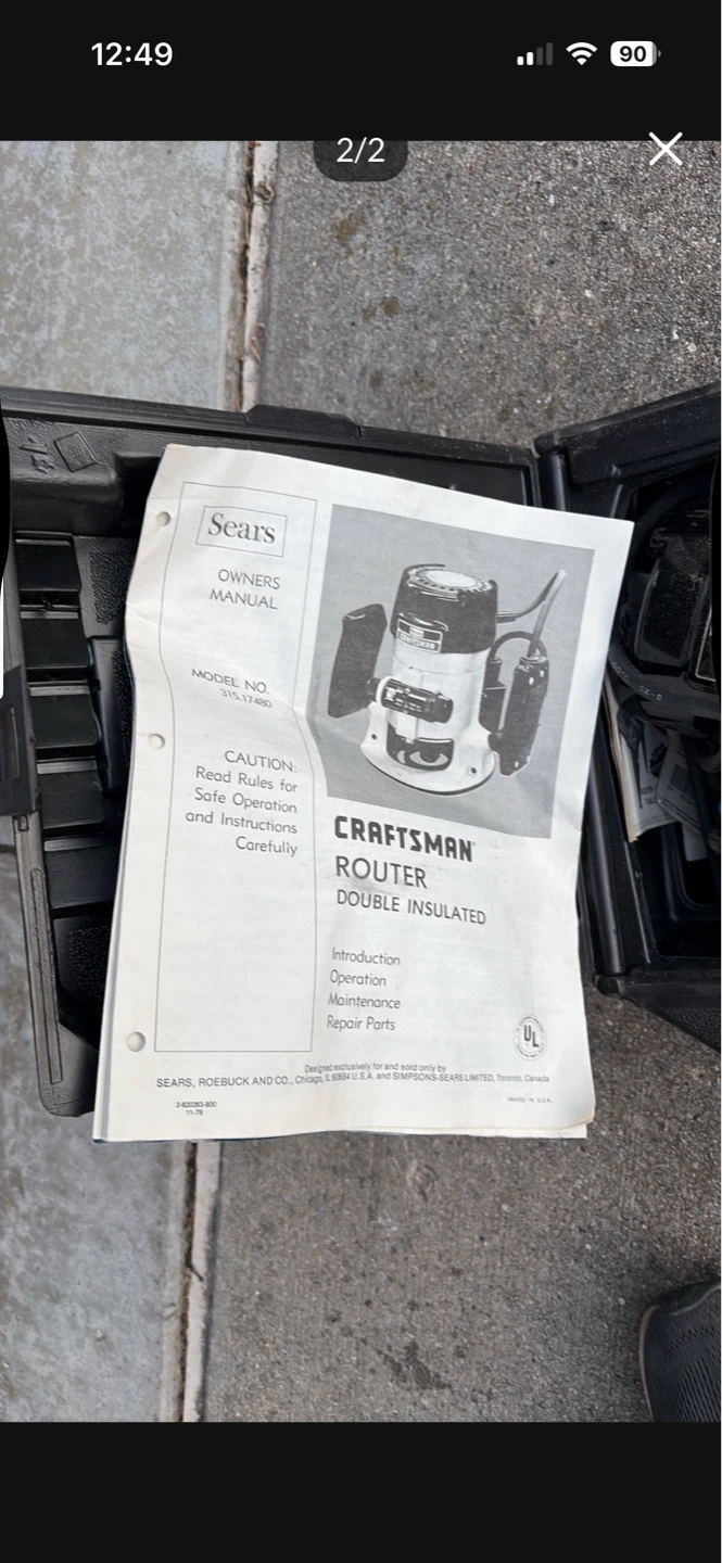 Craftsman Router - photo 2