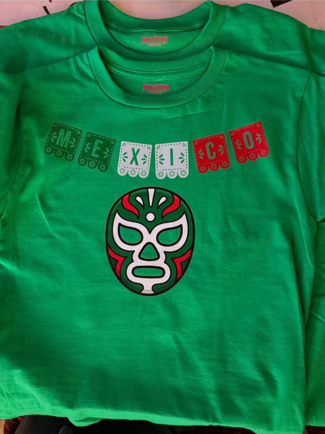 Mexican T-Shirt with lucha libre mask personalized