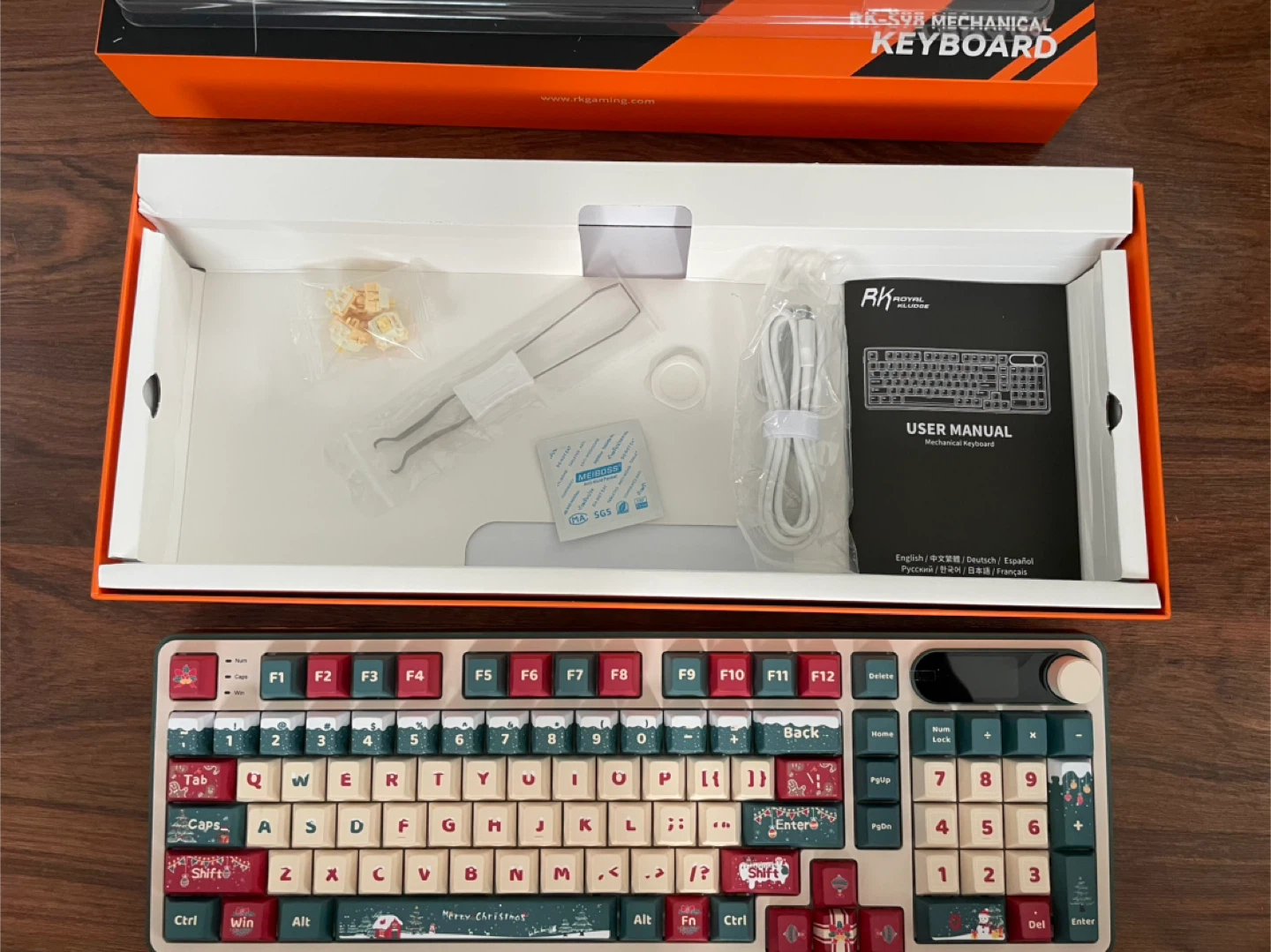 ⚽ NIB Special Edition RK ROYAL KLUDGE S98 Mechanical Keyboard - photo 4
