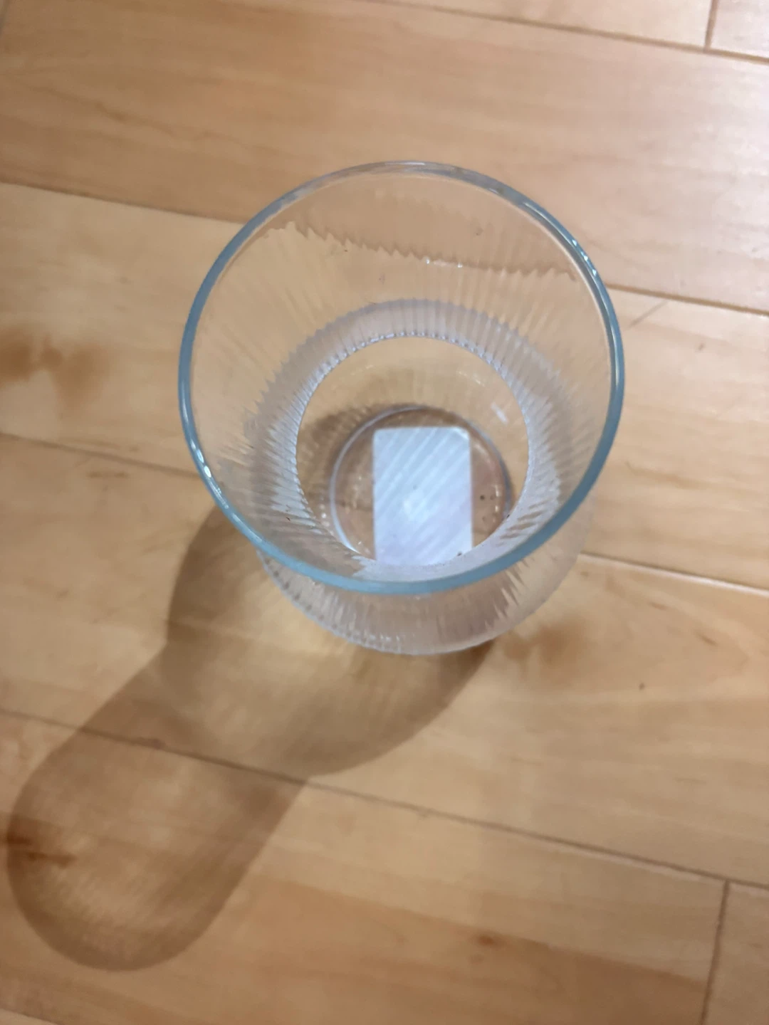 Ribbed Glass Vase⚽️