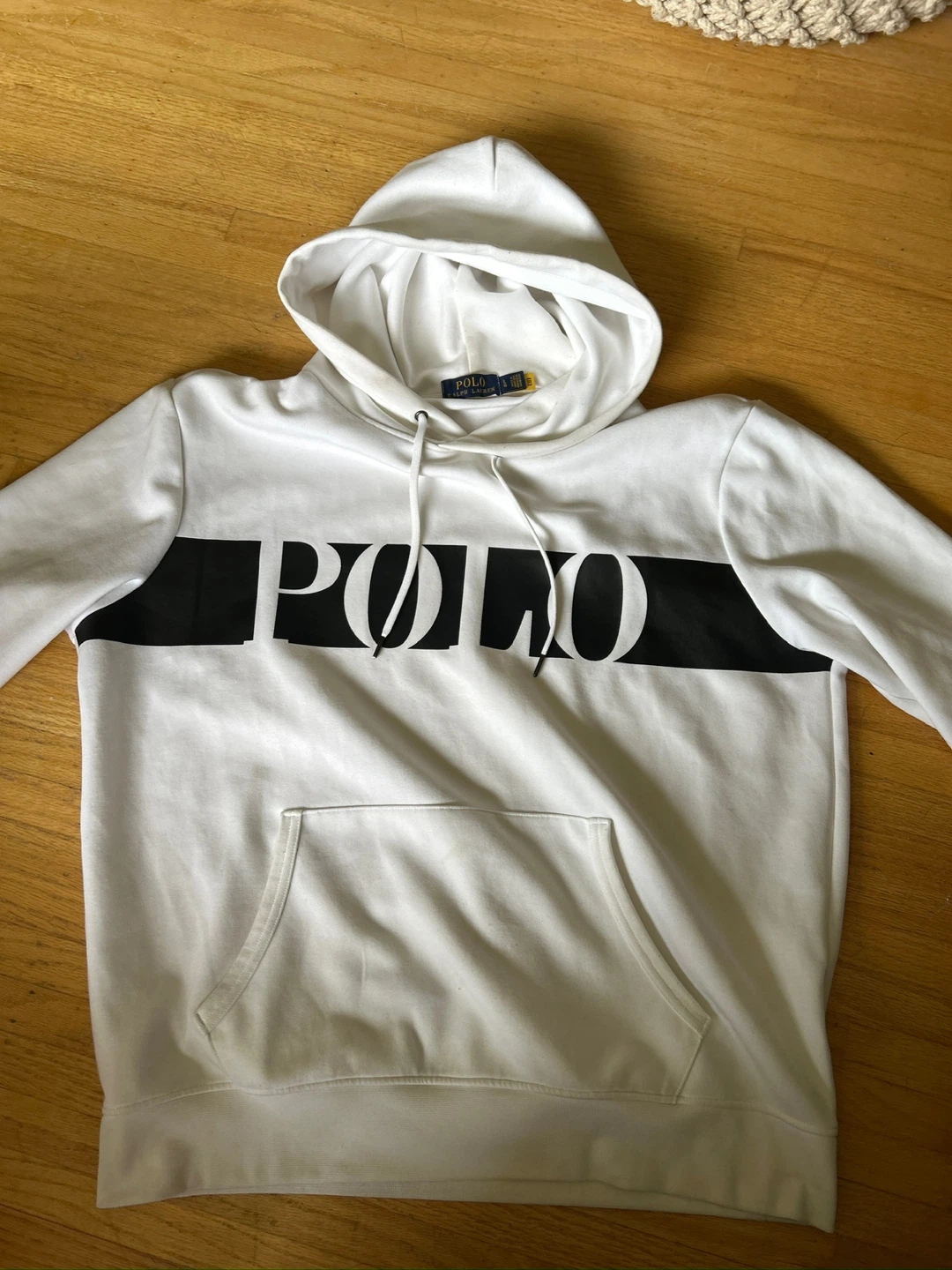 Polo Ralph Lauren White Hoodie ⚽
