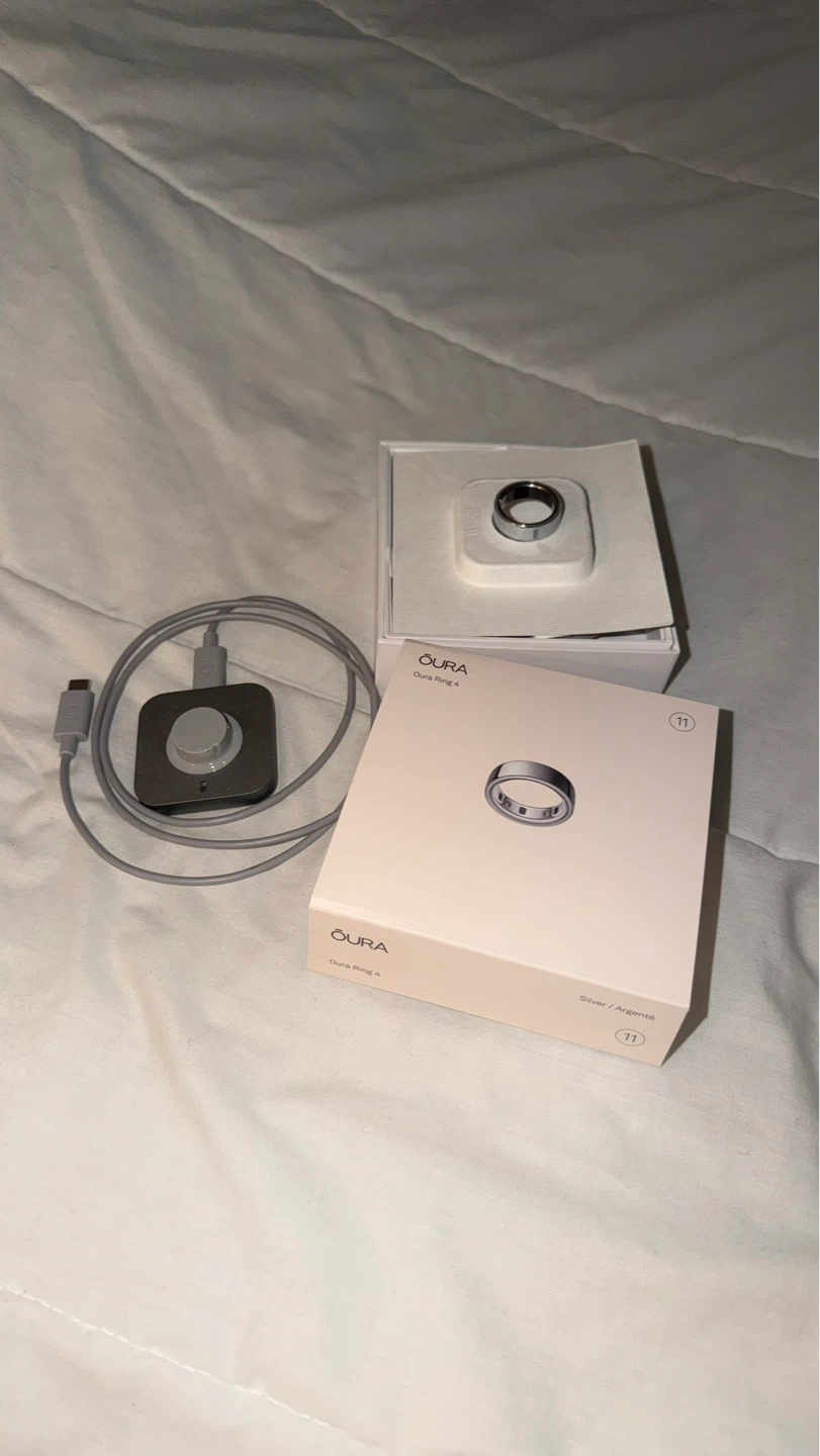 Oura Ring Gen 4 - Size 11 Silver