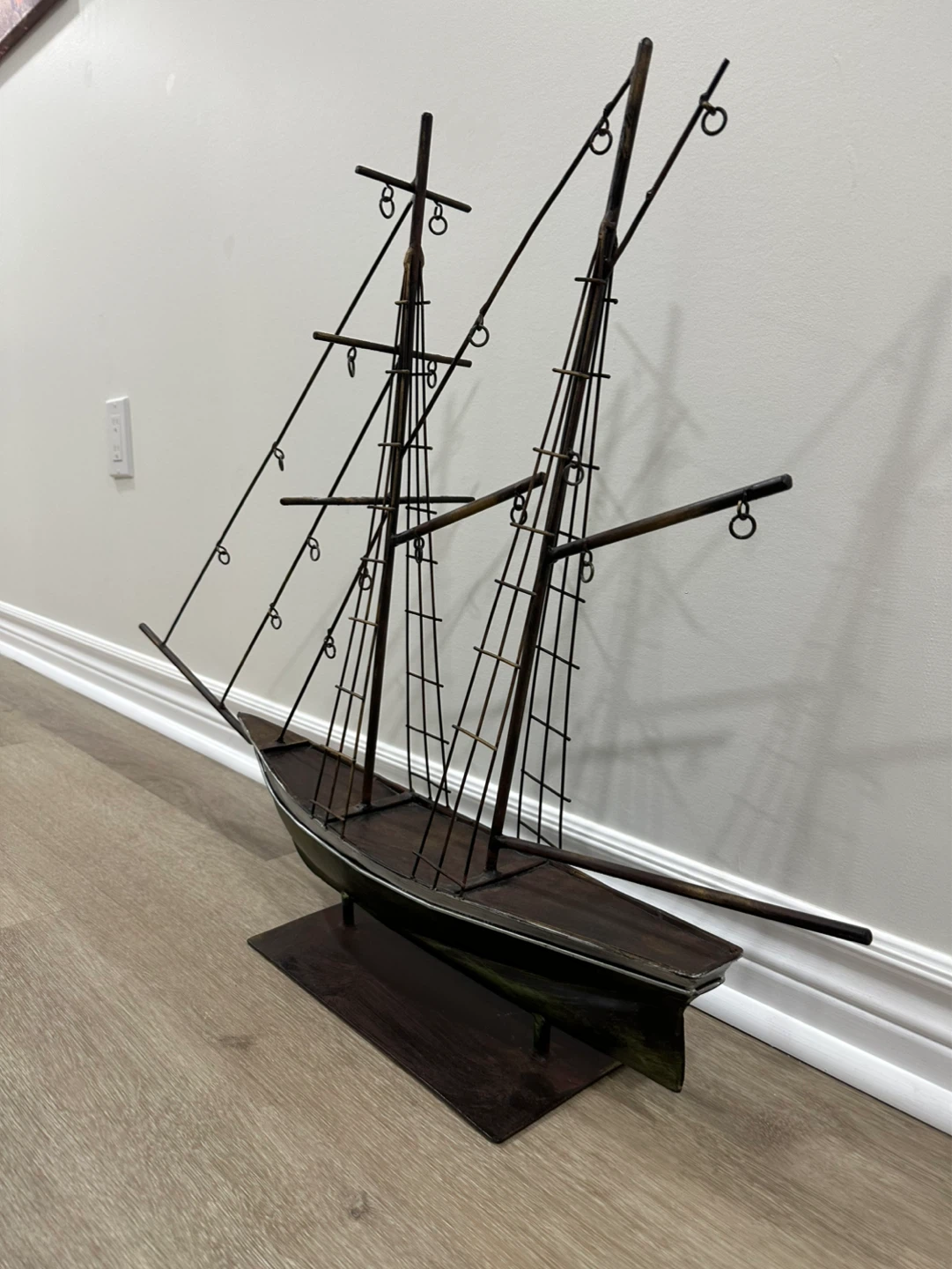 Metal Sailboat Model Decor - photo 3