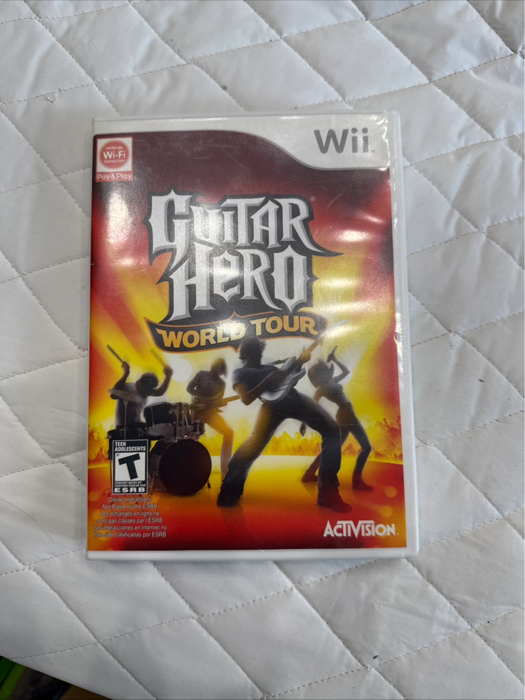 Nintendo Wii Guitar Hero Aerosmith and World Tour Video Games