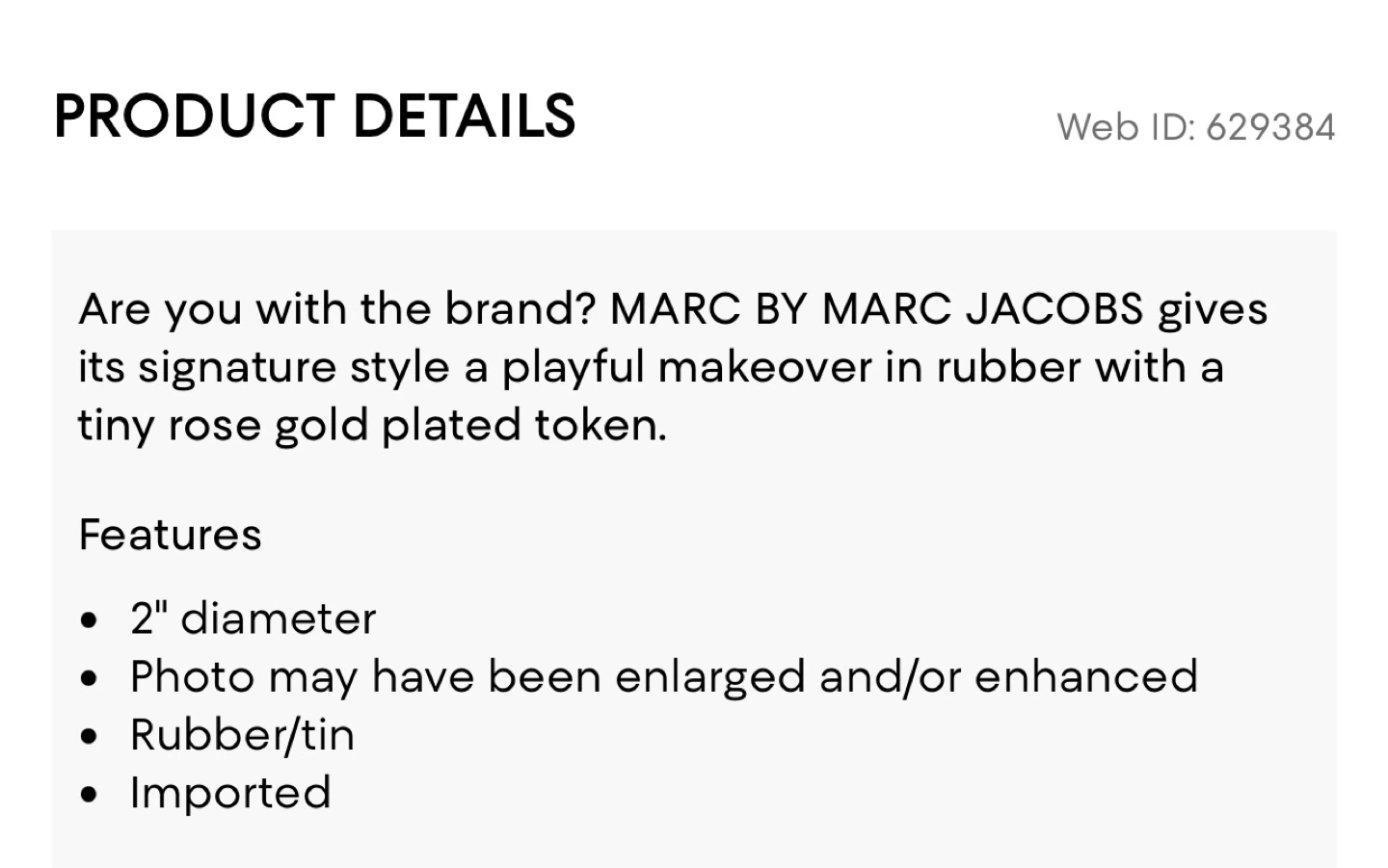 Marc Jacobs Wide Rubber Katie Bracelet ⚽️ - photo 4