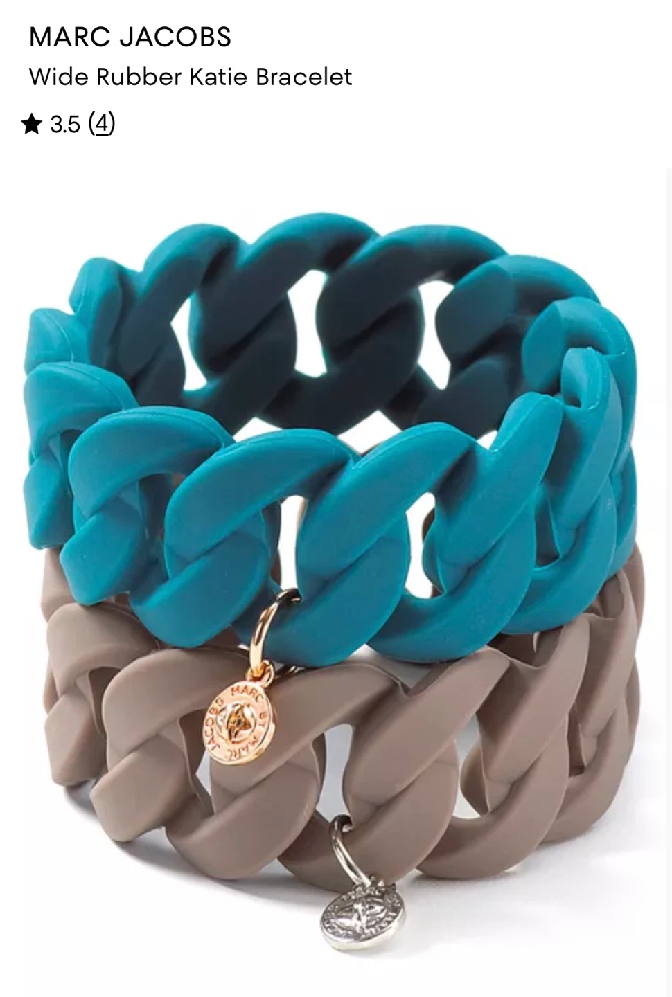 Marc Jacobs Wide Rubber Katie Bracelet ⚽️ - photo 3