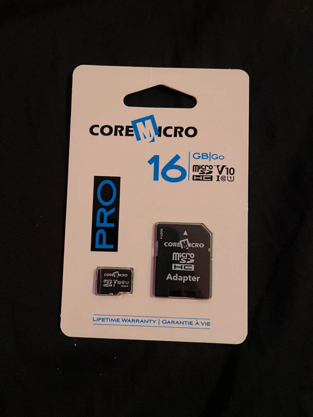 CORE MICRO PRO 16GB microSD Card with Adapter