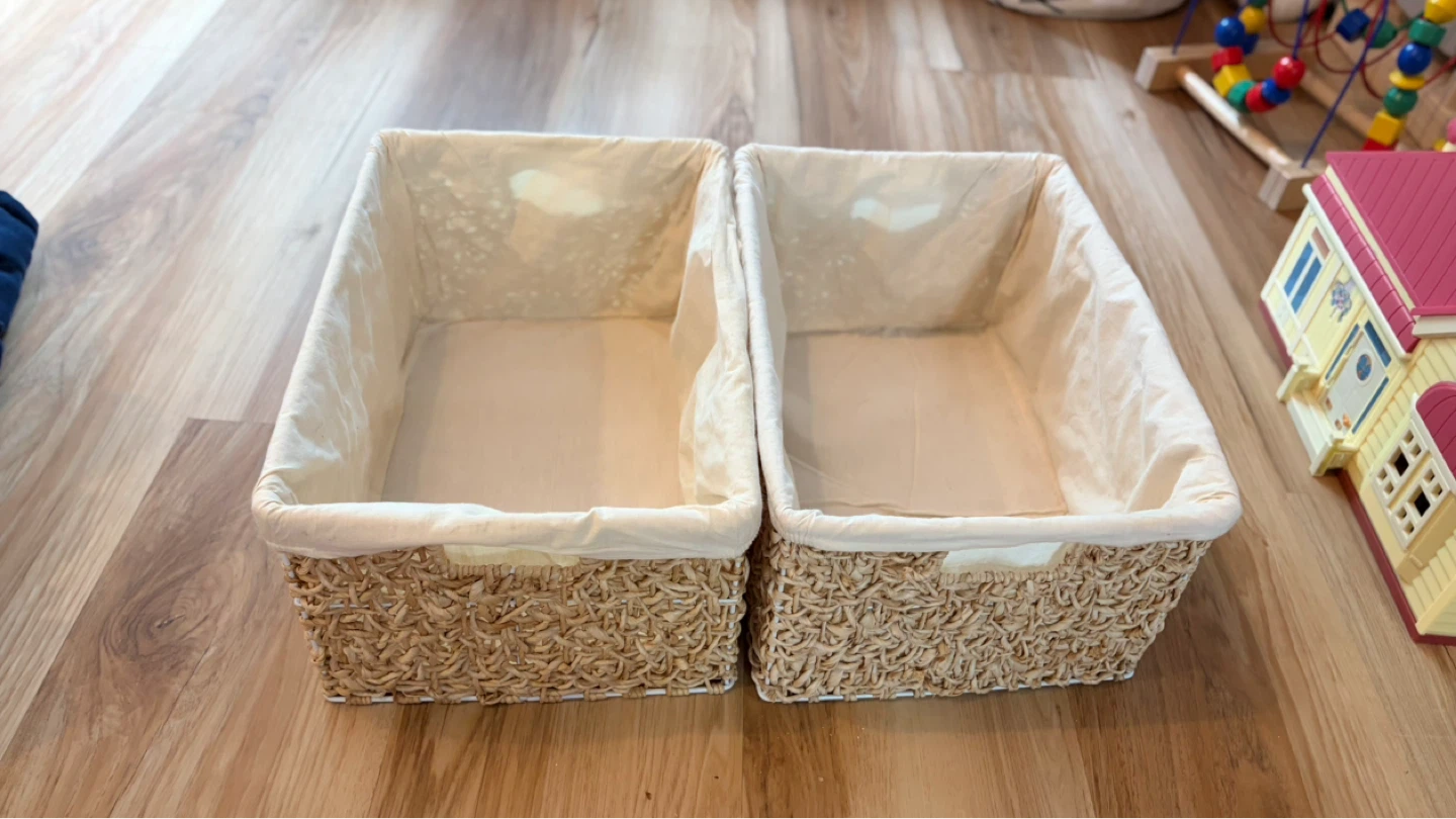 Set of 2 Woven Storage Baskets - photo 2