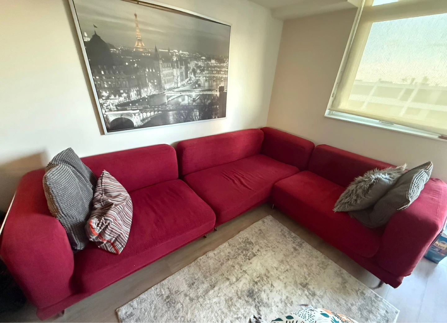 Red Sectional Sofa